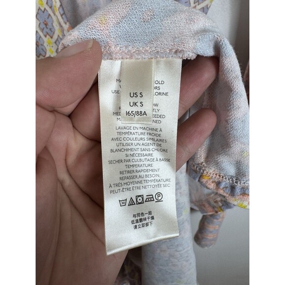 Free People Rhetta Wrap Mini Dress Boho Preppy Casual Basic Fall Retro Womens S - Picture 7 of 9